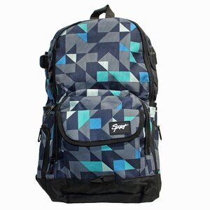 Rickyh Style School Backpack Travel Bag Men Women Lightweight College Black Blue